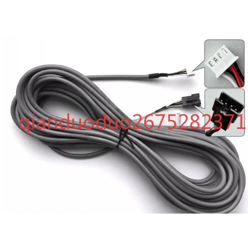 HWWD ground source heat pump hot water wire controller host panel connected to 4 core shielded cable