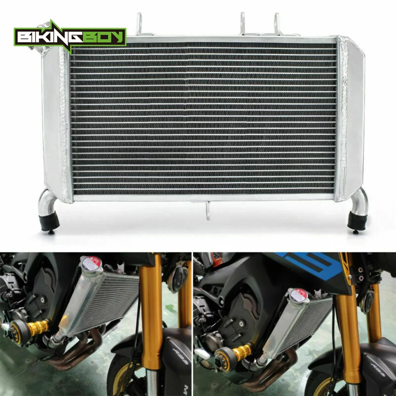 BIKINGBOY Engine Radiator Cooling For MT-09 FZ-09 MT09 MT 125 2014-2016 MT-07 FZ-07 MT07 14 15 16 17 MT 125 A ABS 14-19 Cooler