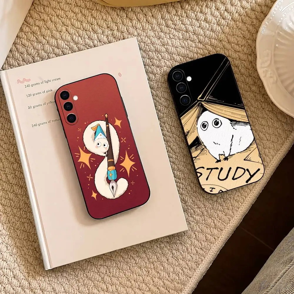 Brushbuddy M-Witch Hat Atelier Magic  Phone Case Black Silicone Soft For Samsung A73,A72,A71,A70,A53,A52,A51