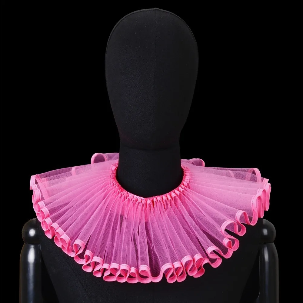 

Detachable Shakespeare Neck Ruffled Collar Vintage Elegant Renaissance False Collar Victorian Costume Opera