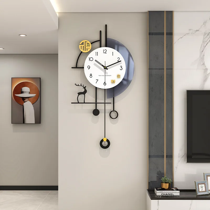 

Premium Numerals Wall Watches Pendulum Unique Quartz Luxury Wall Watch Clock Aesthetic Modern Horloge Murale Room Decoration