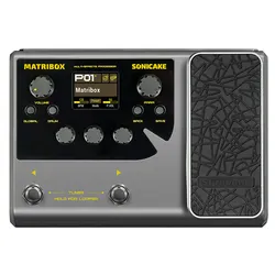 Sonicake Matribox QME-50 EU US Plug Guitar Bass Amp Multi Effects Processor with Expression pedal Looper Stereo USB Audio