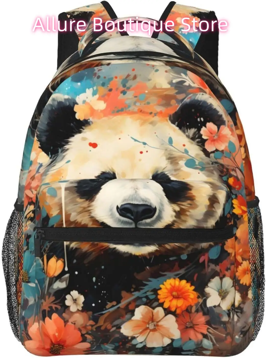 

laptop bag back to school Cartoon Funny Panda Lightweight Laptop Backpack Lightweight Multipurpose Travel Casual Daypack Unisex