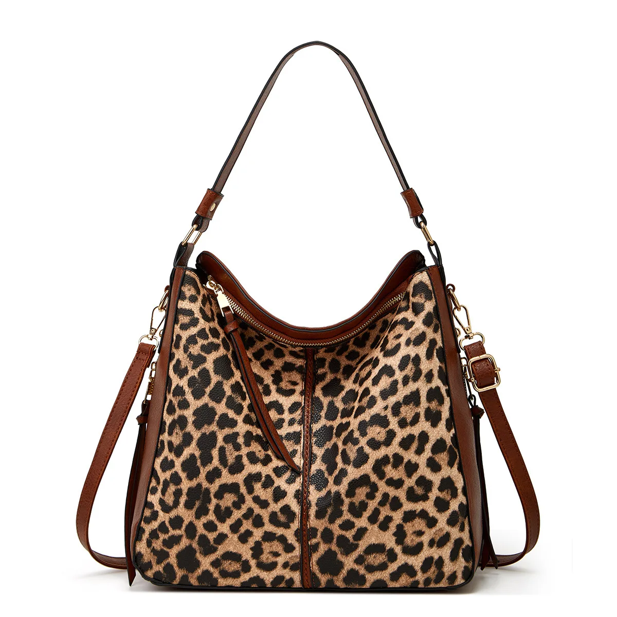 2023 New Fashion Leopard borse da donna borse a tracolla da donna di alta qualità in pelle borsa a tracolla di marca di lusso per ragazza femminile