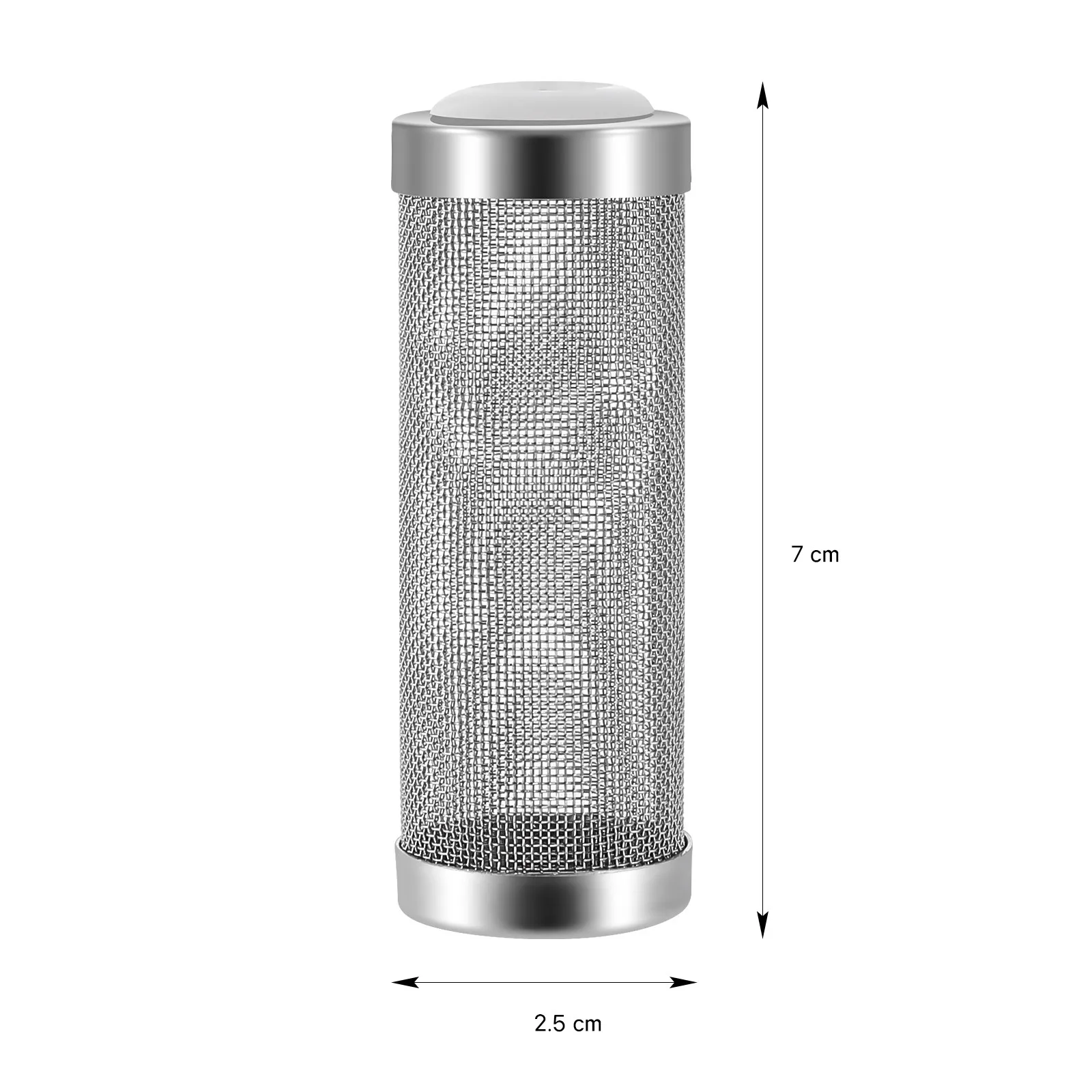 1Pcs Stainless Steel Filter Mesh Cover 12Mm Aquarium Filter Intake Guard for Fish Tank Rust Proof Debris Blocker