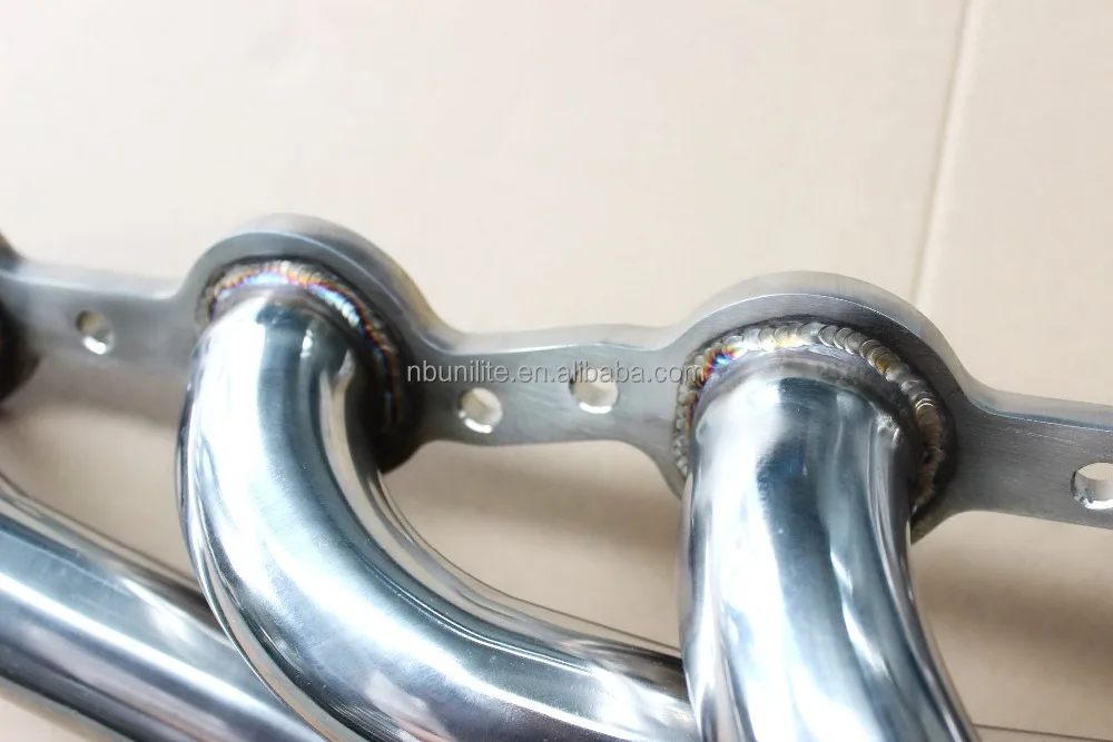 Stainless Steel Exhaust Pipe Manifold Headers for Chevy Silve rado GMC Sierra Shorty Headers Truck 1999-06 4.8L, 5.3L Engines