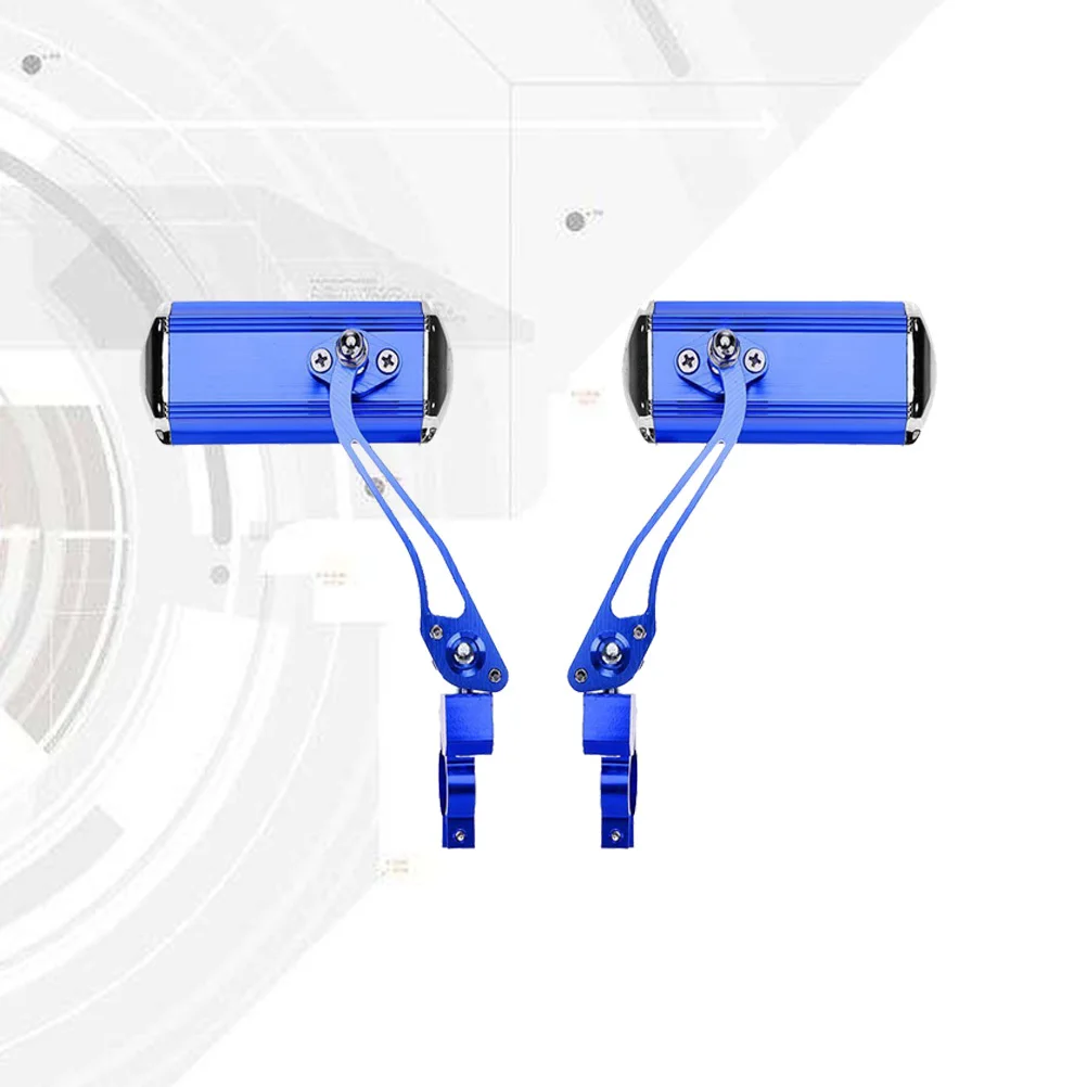 

Bicycle Rear View Mirror 360 Degree Adjustable Compact Lightweight Bike Mirror Wide Angle Sight for 13-35Mm Handlebar Blue