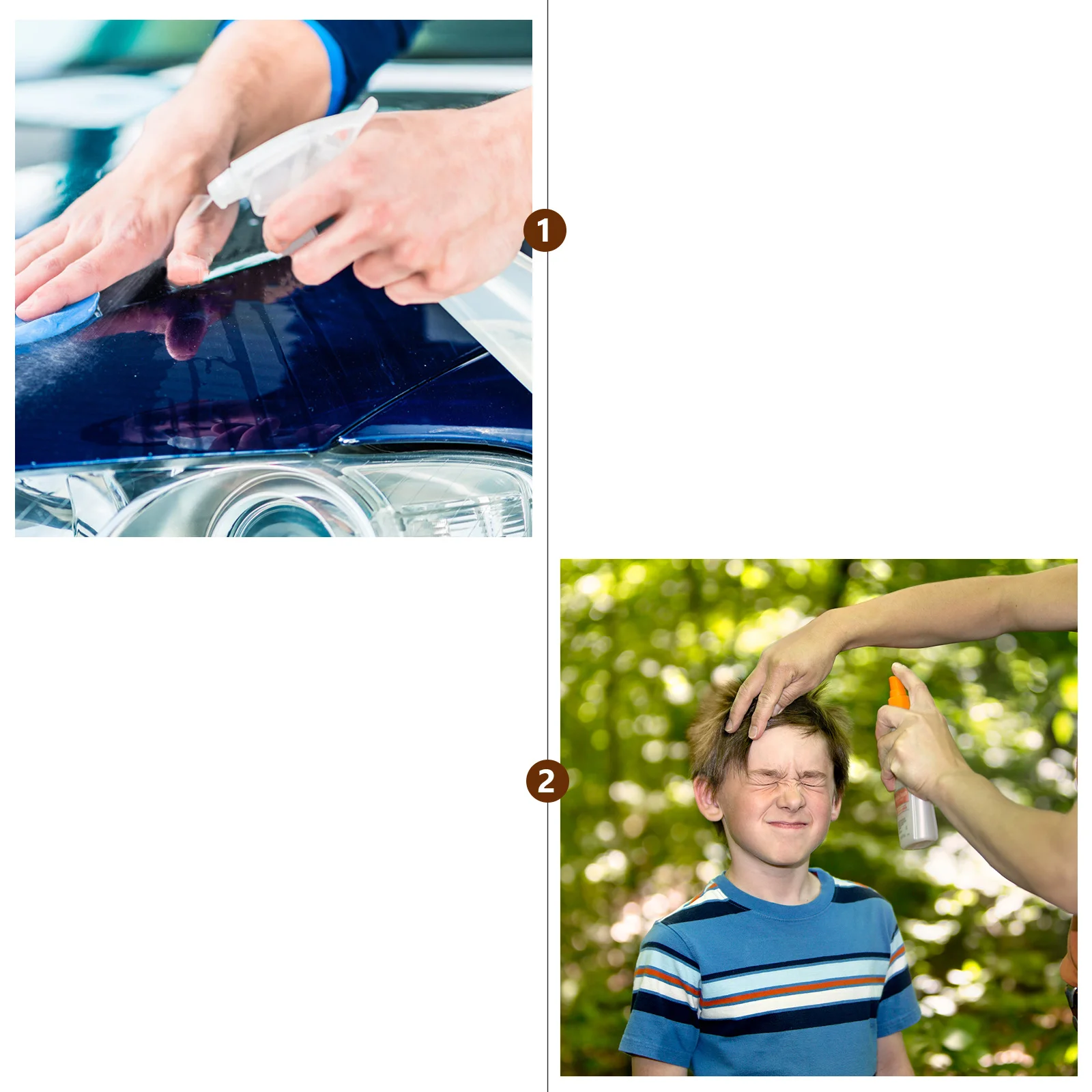 Pulverizador de vidro recarregável, 6 peças, 250ml, durável, à prova de vazamento, para cabelo, planta, aromaterapia, subembalagem, garrafas de spray