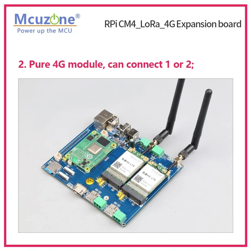 Imagem -04 - Placa de Expansão Raspberry pi Cm4 _ Lor _ 4g Módulo sem Fio Lora Duplo 4g Lte Ssd Nvme Suporta System Expert Csidsi Raspberry pi