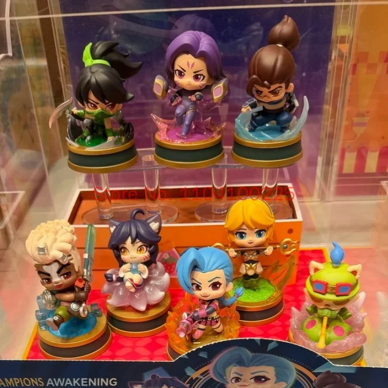 League Of Legends Series Blind Box Lol Action Figures Doll Anime Model Ornament Mystery Box Kawaii Figure Surprise Bag Toys Gift