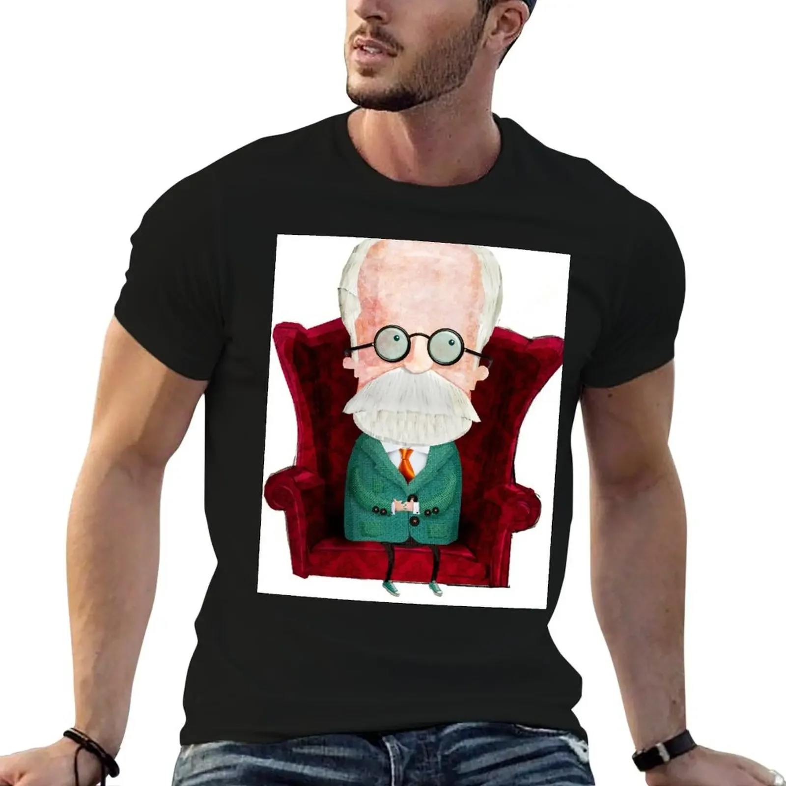 Sigmund Freud T-Shirt cheap stuff custom shirt heavyweight t shirts for men