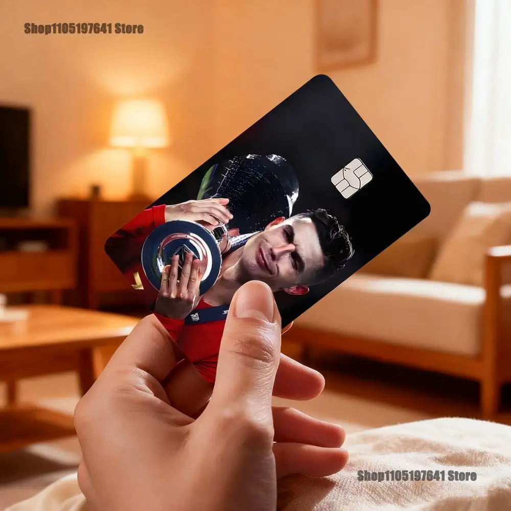 Cool CR7s Football R-Ronaldo_S Card Stickers Credit Visa Debit Bank Charge Card Bus Metro Waterproof Sticker Decal Decoration
