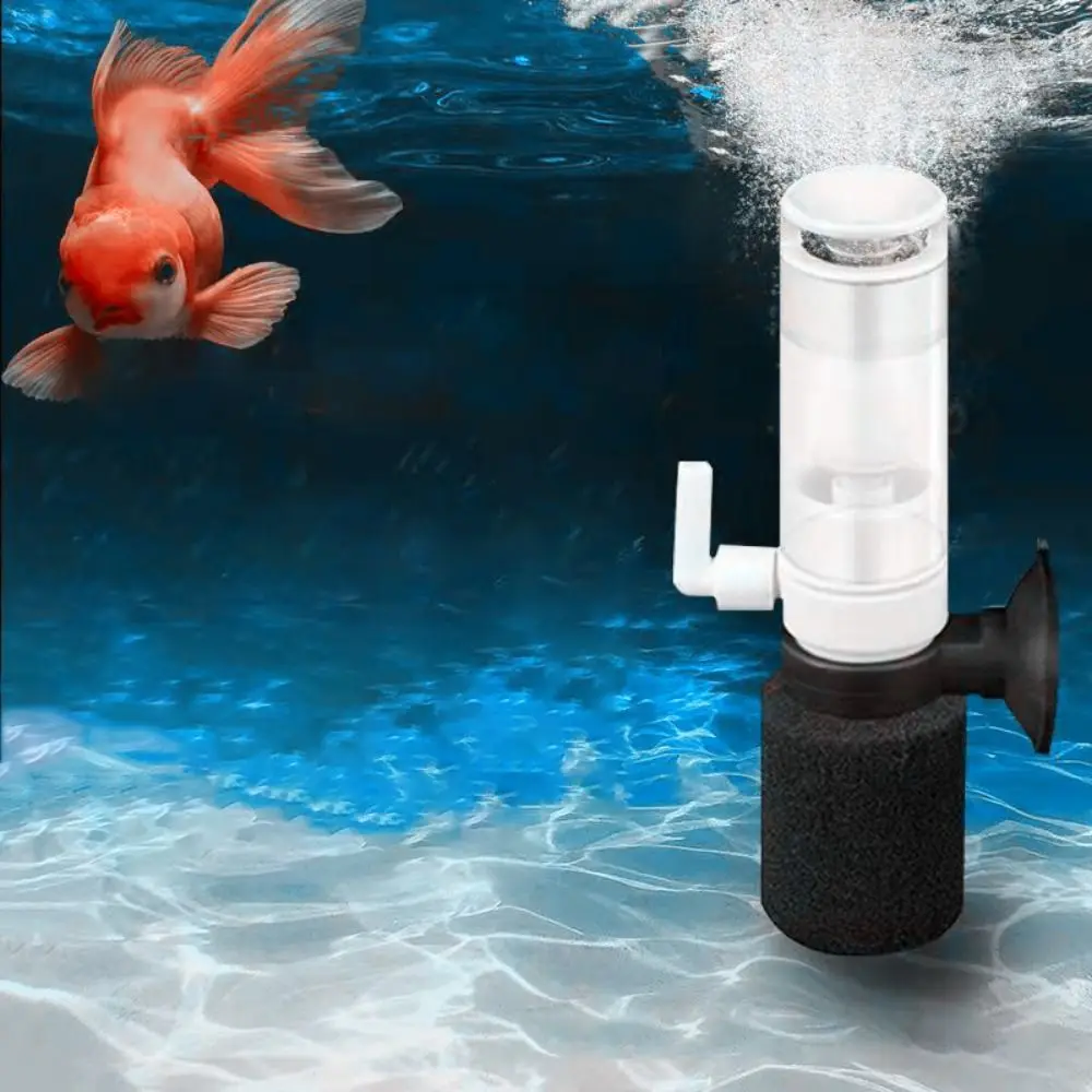 Plastic Multi Layer Media Filter Mini Internal Purifier Suction Cups Small Aquarium Media Filter Ultra-quiet