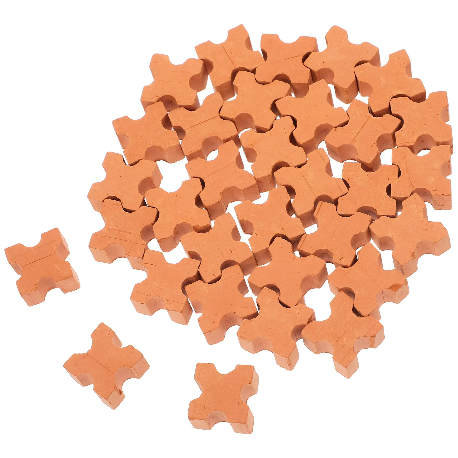 30Pcs Miniature Bricks Stackable Fake Brick Blocks for DIY Handmade House Craft Garden Landscape Brick Miniature