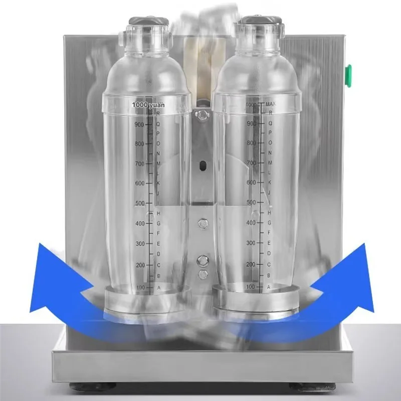 Double Head Pearl Milk Tea Shaking hine Commercial Ful Automatic Double Head Shaker hine Milk Tea Shops