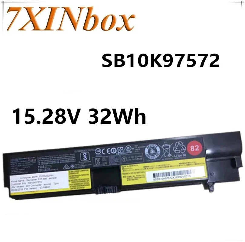 7XINbox 15.28V 32Wh Original SB10K97572 Laptop Battery For Lenovo Thinkpad E570 E575 E570C Series 01AV415 01AV418