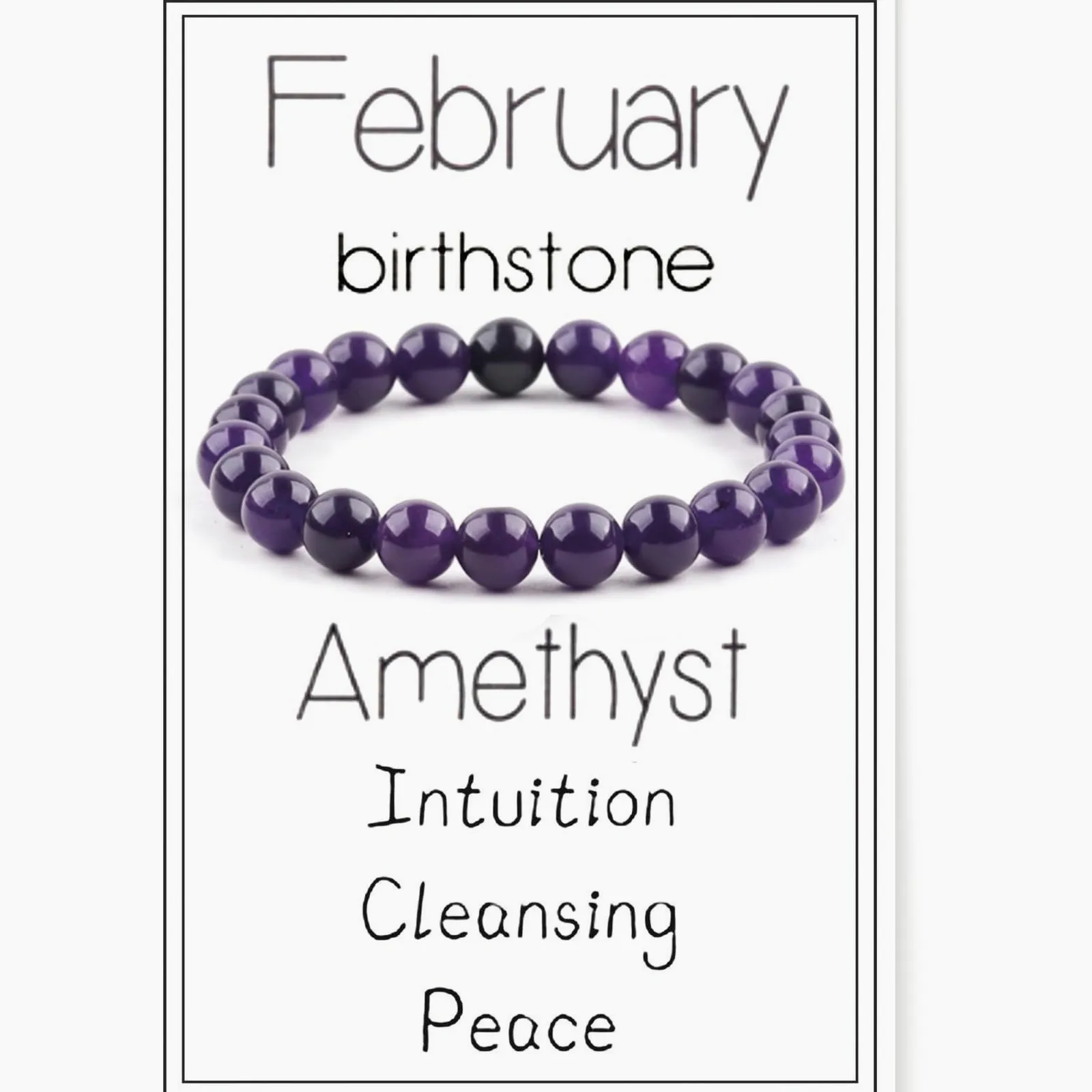 Natural Stone Birth Month Crystal Beaded Bracelet for Women Aquamarine Lapis Lazuli Handmade Jewelry Gift