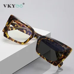 VKYEE Personalized Fashion Eyeglasses Men Women Anti-Blue Light Reading Glasses Photochromic Myopia Hyperopia Customizable 2164