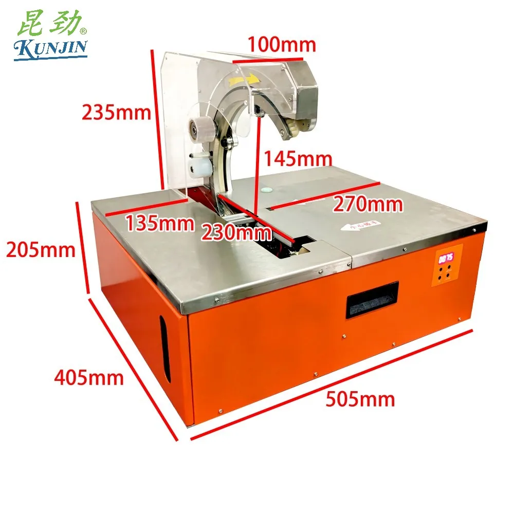 آلة تجليد الخضروات بشريط الفيلم 30 مم KJ-CR آلة ربط الأفلام البلاستيكية الأوتوماتيكية #3