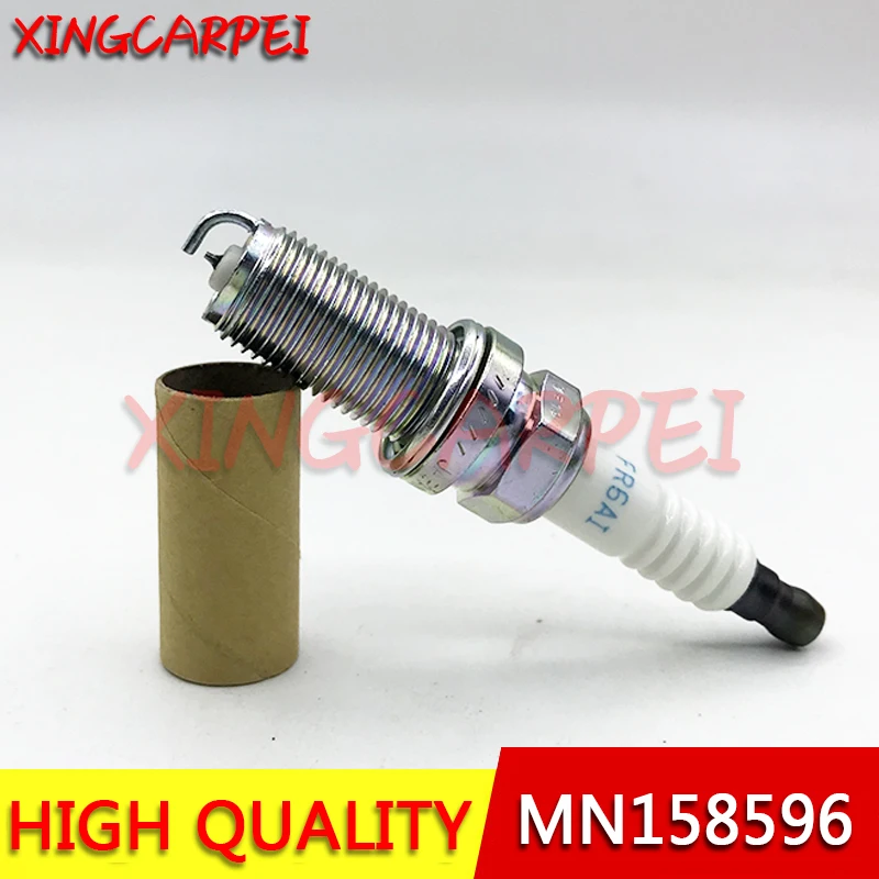 4 piezas/lote LZFR6AI MN158596 3656 Bujía de iridio para Mitsubishi Outlander 2.4L Lancer Eclipse Galant LZFR6-AI 3656