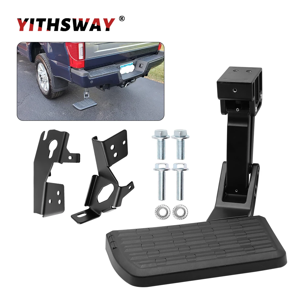 

75313-01A Retractable Foot Pedal Retractable Bumper Tailgate Bedstep For Ford F-250 F-350 F-450 Super Duty 2017-2022 Car Parts