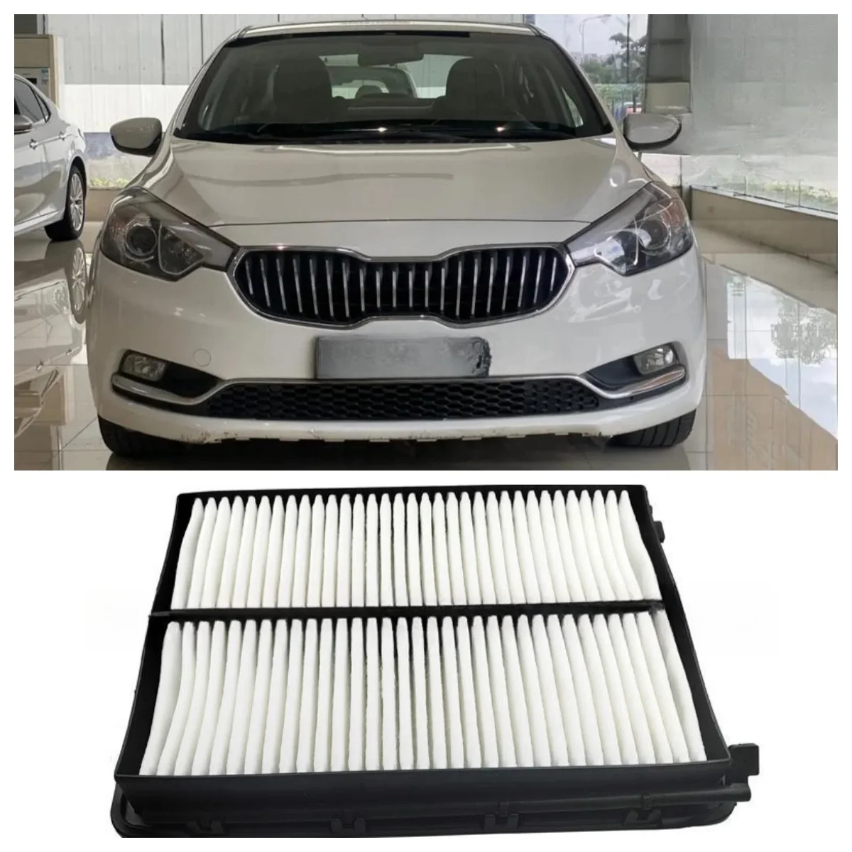 Car Air Conditioning Filter Element Suitable for Kia Models 28113-A9100 J1320337 Car Air Filter Element Air Filter