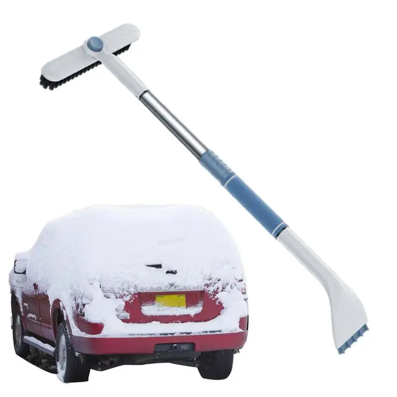

Snow Scraper With Brush 2 In 1 Brush Broom Ice Shovel Reusable Car Ice Scraper Car Snow Shovel For Vehicle SUV Truck Automobile