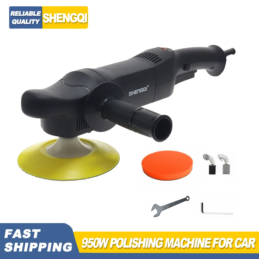 220V Polisher Automotive Orbital Roto Polisher Car Body Polish Automotive Waxing Auto Polishing Machine Electric Tools Grinder