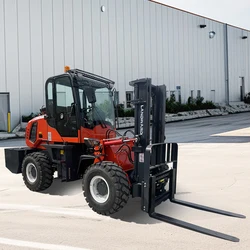 China Forklift Supplier Sale Rough terrain forklift Diesel 2.5ton 3ton Electric Battery Forklift Truck Customized Price