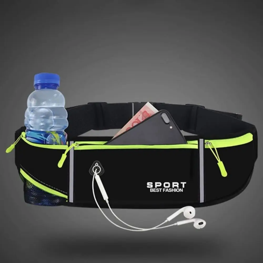 

Waterproof Running Waist Bag Invisible Adjustable Marathon Jogging Bag Lightweight Reflective Strip Sports Fanny Pack Gym