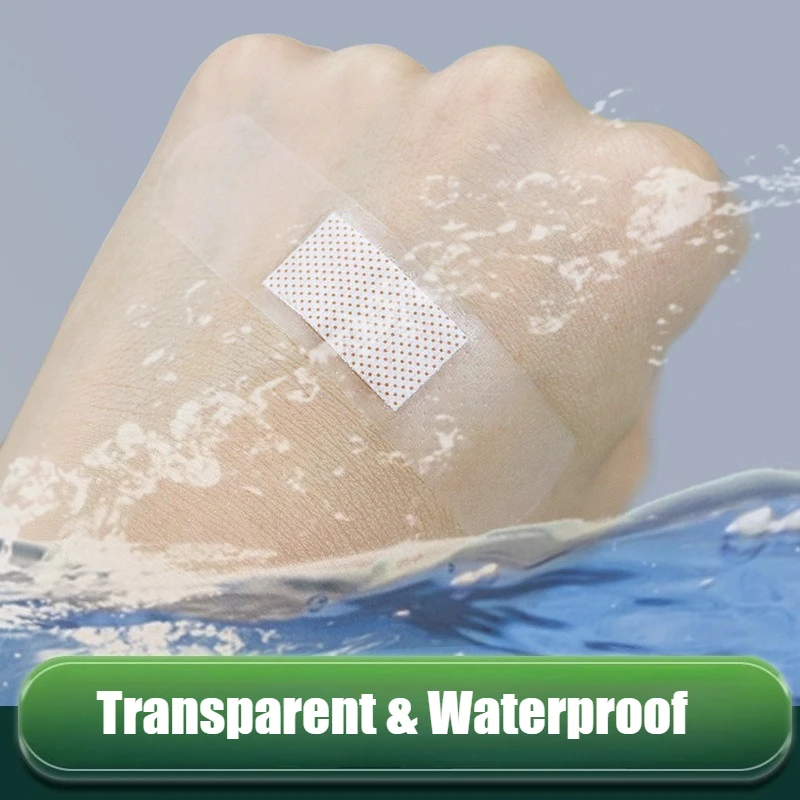 120 قطعة/المجموعة 160 قطعة/المجموعة شفافة الفرقة المعونة مقاوم للماء تضميد الجروح الجص تنفس الإسعافات الأولية التصحيح لاصق الضمادات كيت #4