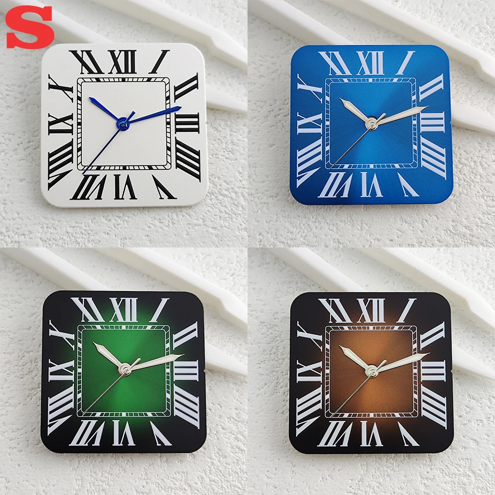 قرص سانتوس NH35/NH36 قرص روماني قرص مربع علبة مربعة مناسبة لإصلاح ملحقات ساعة الحركة NH35