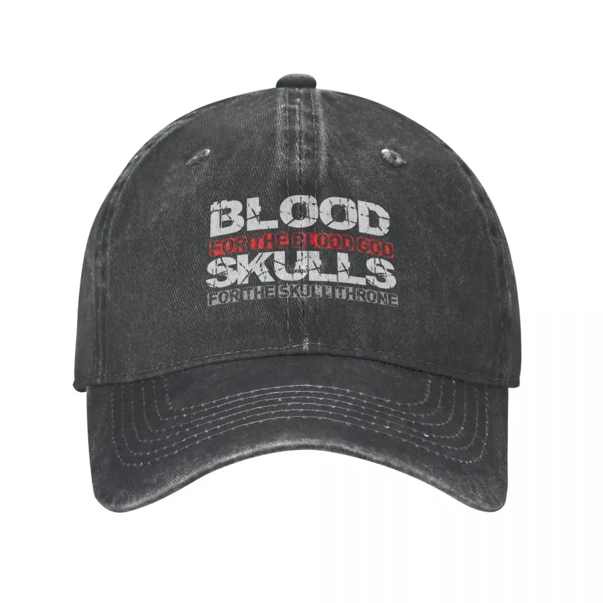 Blood For The Blood God, Skulls For The Skull Throne Print Cowboy Hat Sunhat cute dad hat Girl Men's