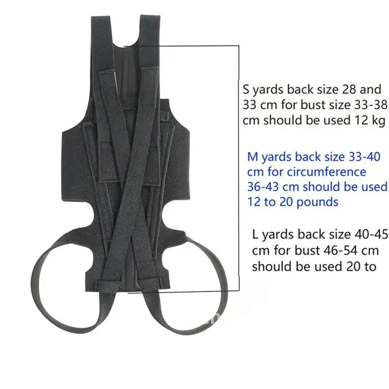 

Dog Back Full For IVDD,Pet Dog Back Brace Harness Comfortable Dog Brace Dog Protector Body Back Clothing
