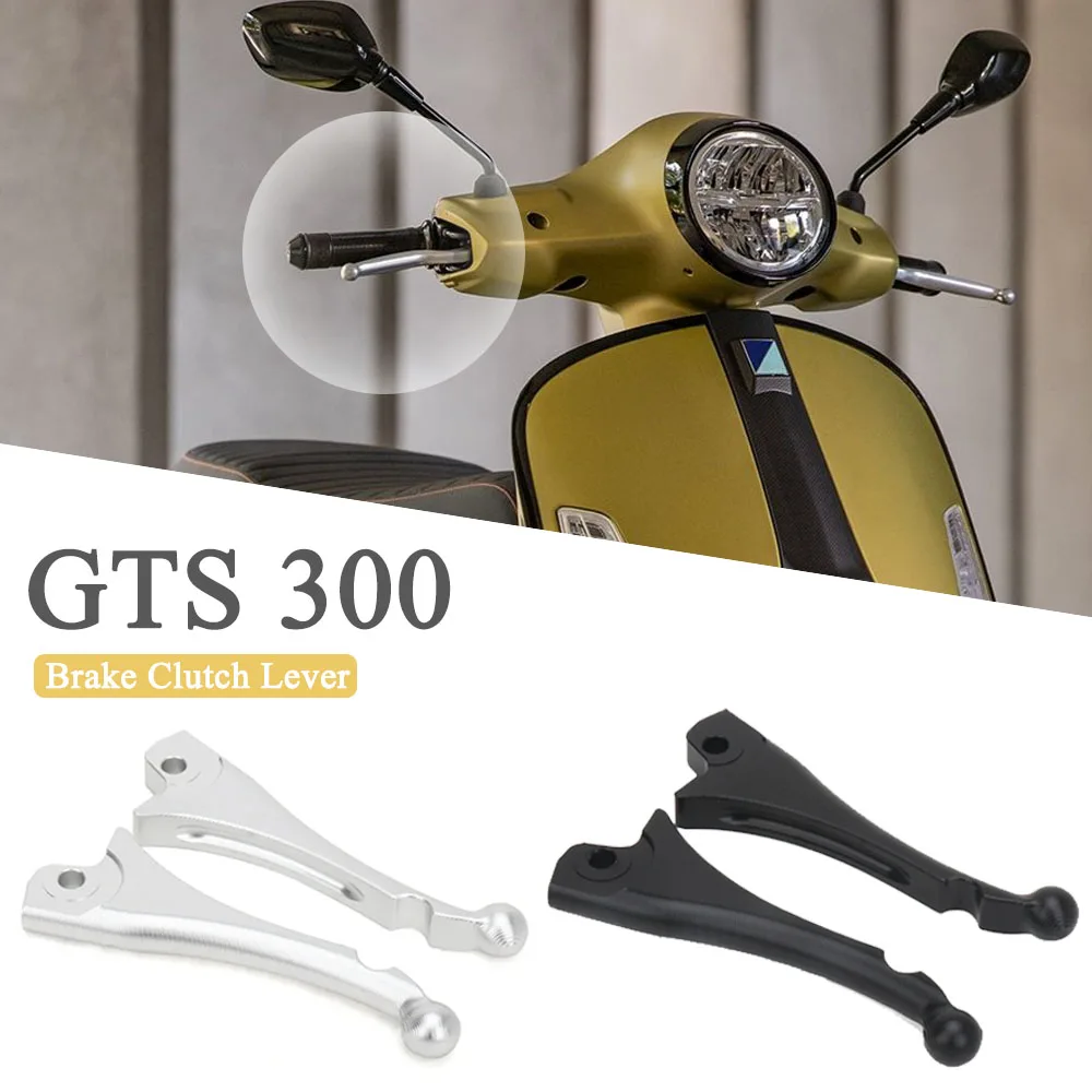 

Fits For Vespa GTS300 GTS 300 GTV HPE 2023 2024 2025 2026 Handlebar Brake Levers CNC Aluminum Clutch Lever Handle