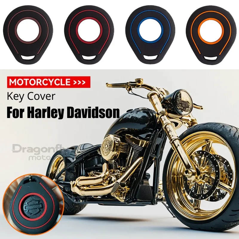 Cover Case for Harley Davidson Softail Sportster VRSC Touring X48 883 1200 Street Glide Motorcycle Car Key Holder Keychains