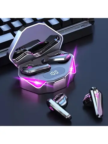 X15 TWS Wireless Bluetooth Headset LED Display Gamer Earbuds with Mic Wireless Headphones Noise Cancelling Bluetooth Earphones