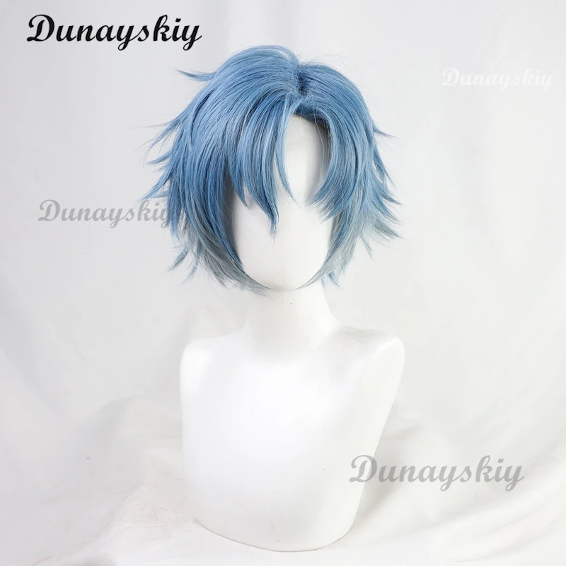 Peluca de Cosplay Figaro, promesa del mago, pelo sintético corto resistente al calor, pelucas Con para fiesta de Halloween personalizadas