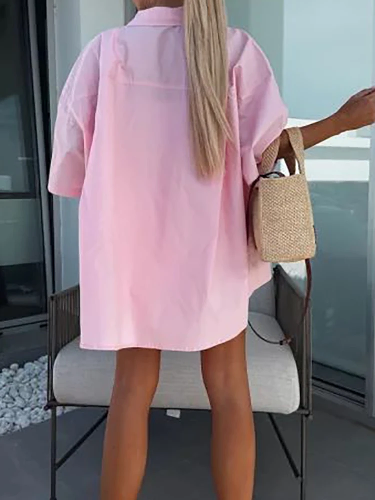 المرأة فضفاضة نصف كم الصلبة قطعتين مجموعة السراويل غير رسمية الشارع ارتداء الإناث مطابقة دعوى الصيف السراويل الزي سيدة أنيقة مجموعة