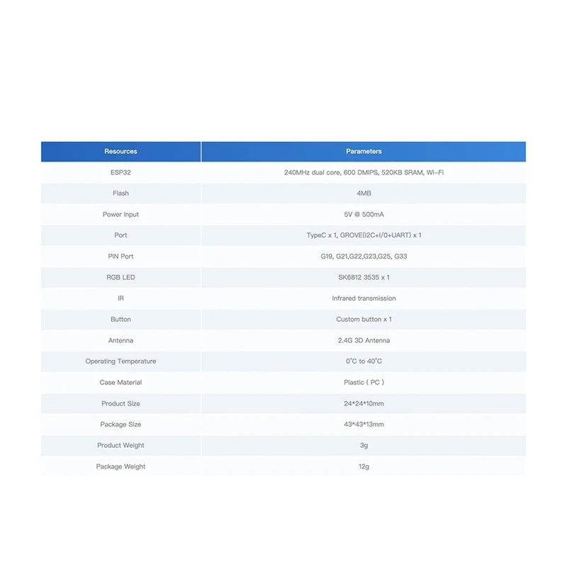 Плата разработки DYJ-zpATOM Lite ESP32 с программируемым комплектом Wi-Fi, программируемым контроллером ESP32-PICO