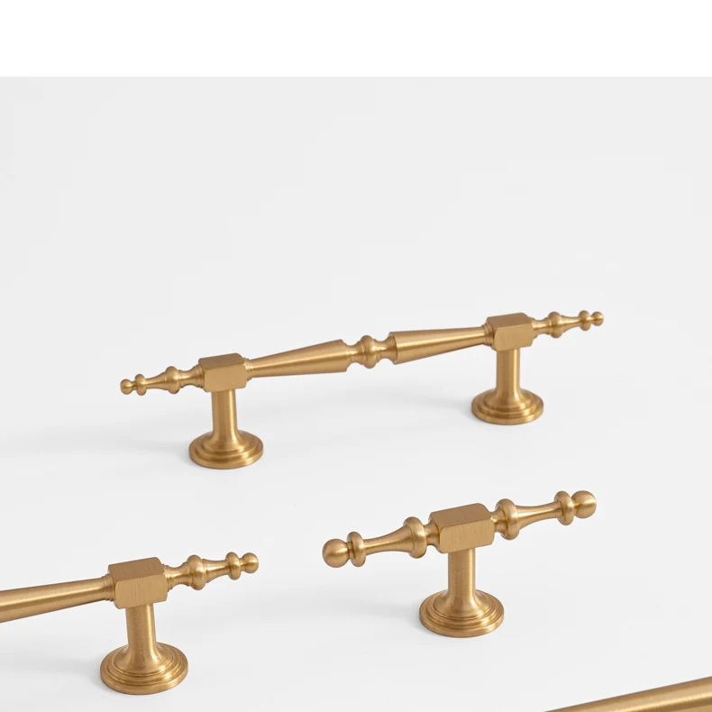 Brushed brass European cabinet handle product image 17