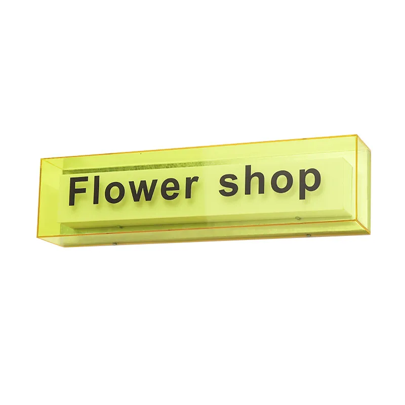 

Acrylic light box signboard billboard luminous characters custom door head wall-mounted double-sided luminous outdoor