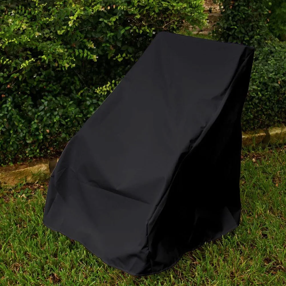 

Waterproof Chair Cover 190T Black 70x79x70cm Breathable Dust Proof Outdoor Furniture Protector Sun proof Garden Patio