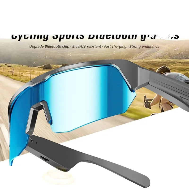 Smart Bluetooth Glasses Wireless Audio Sunglasses UV Protection Music Call Navigation Hands Free Eyewear for Men Women