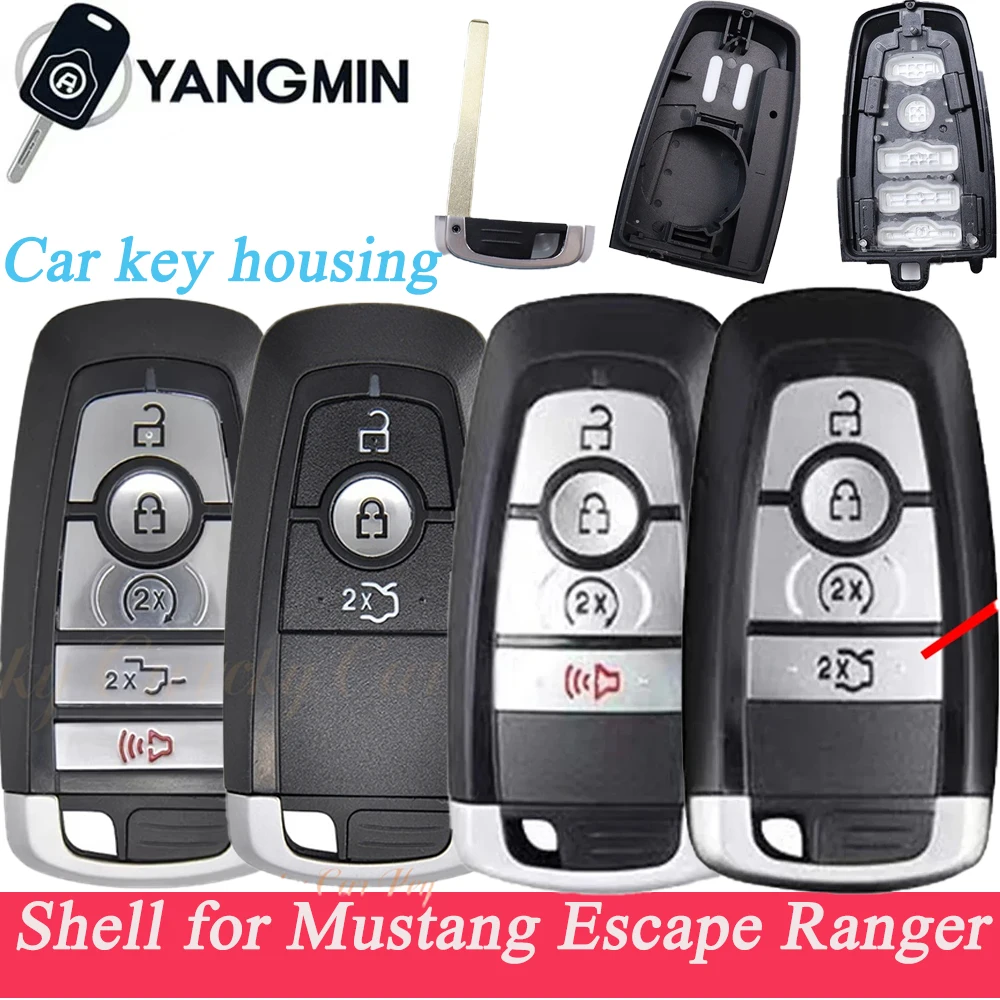 

Shell for Ford F250 F150 F350 Mondeo for Mustang Escape Ranger Raptor Edge Expedition Fusion Explorer Car Key Case Shell Housing