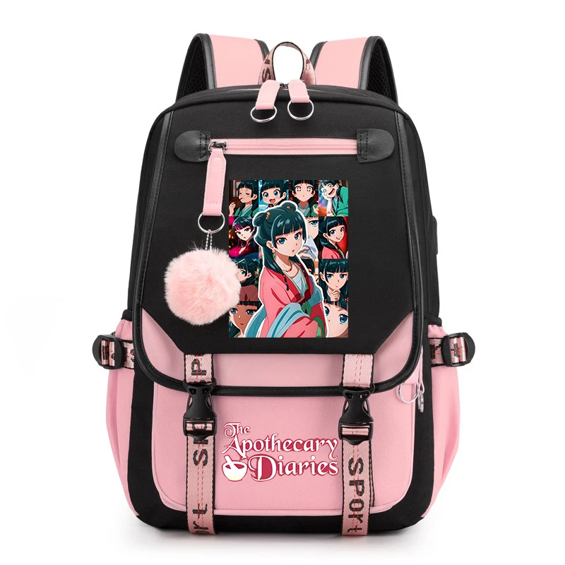 Anime The Apothecary Diaries Printing Backpack Boys  Girls  School Backapck for Teenager Women Men Laptop Travel Rucksack