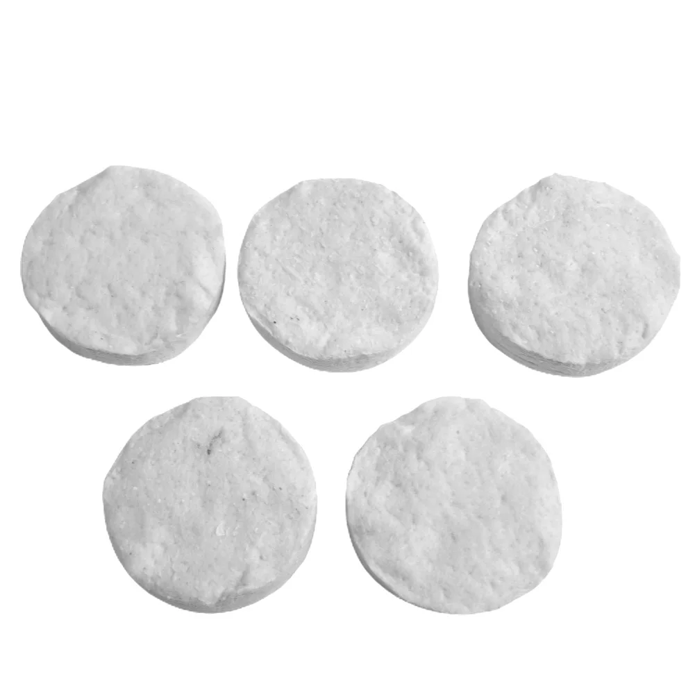 2/3/5PCS Ceramic Wool Sponge Cotton Round 8.6x2.5cm Firplace Firebox Safety Bio Fire Heating Cooling Air Fireplaces Stove