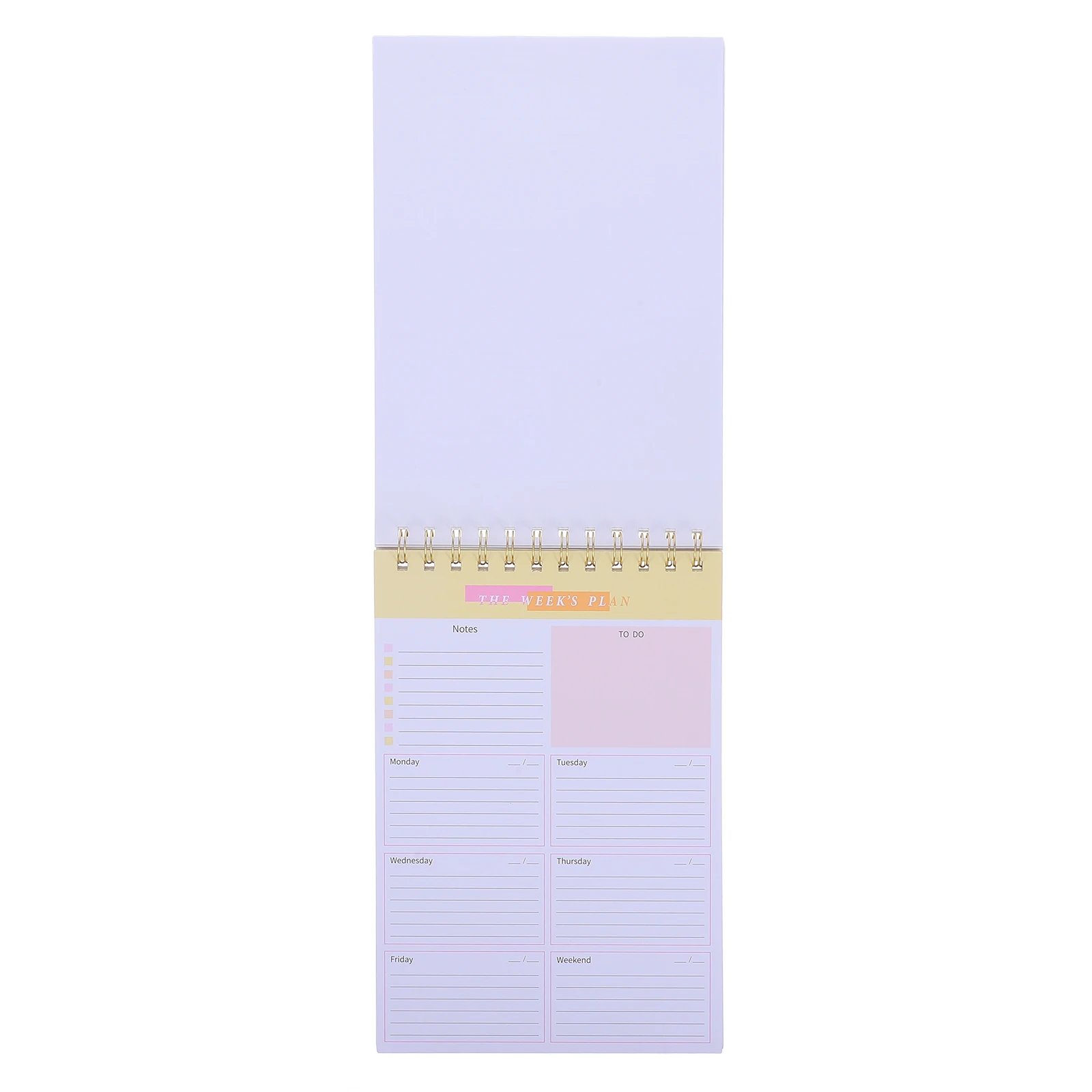 

Notepad Spiral Weekly Notebook Efficient Daily Task Tracking Undated Planner Weekly Desk Pad Aesthetic Planner