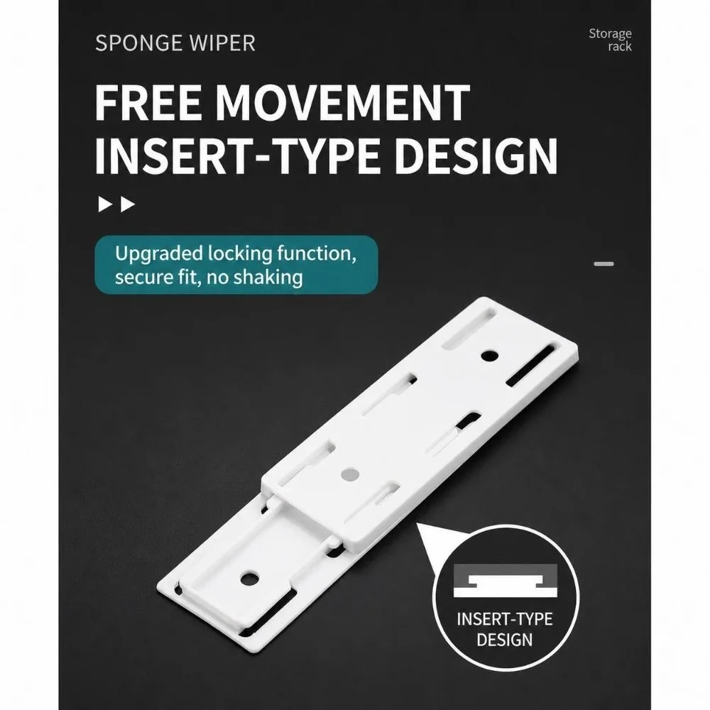 Self-Adhesive Desktop Fixer Drilling Free Removable Power Strip Holder Wall-Mounted Wall Mounted Fixer for Home Office