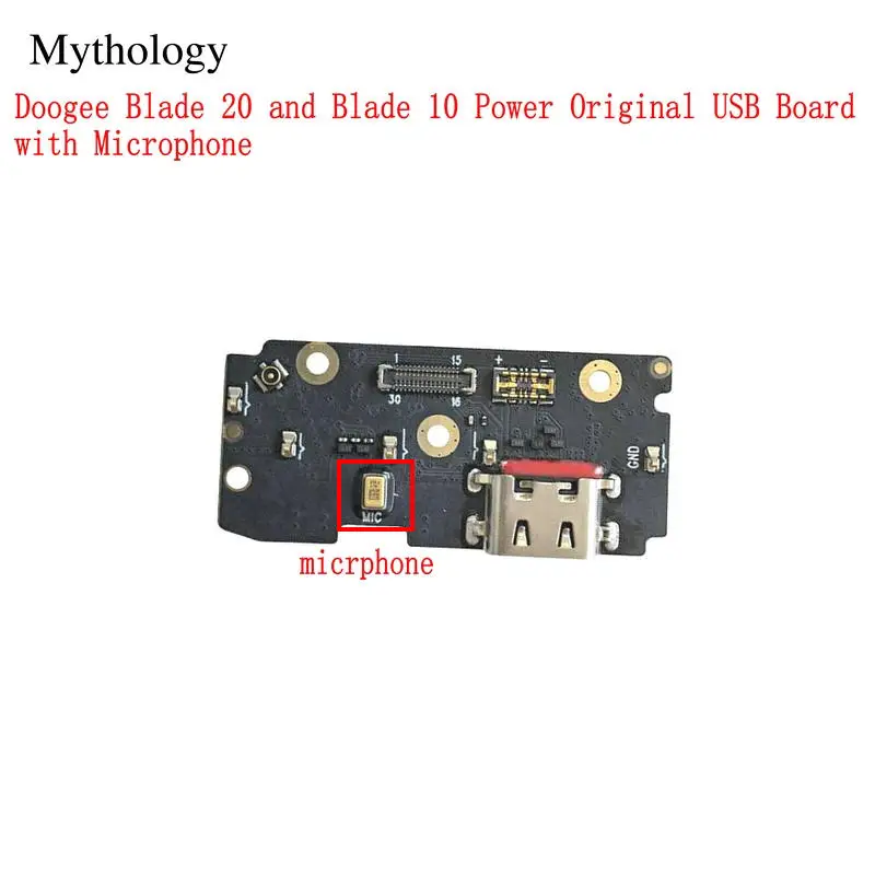 For Doogee Blade 20 Original USB Board Blade 10 Power Microphone Mobile Phone Charger Circuits Replacement Part